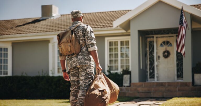 veteran coming home