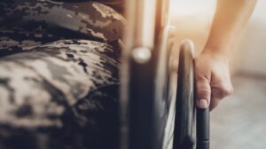 veteran in wheel chair