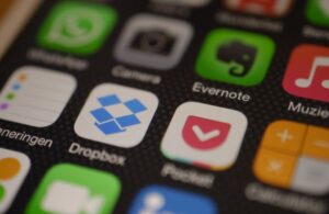 Close Up of Mobile App Icons on a Phone