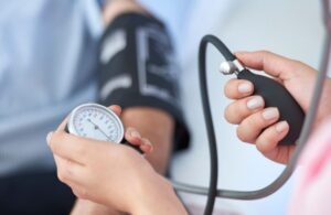 Doctor Taking a Patient's Blood Pressure