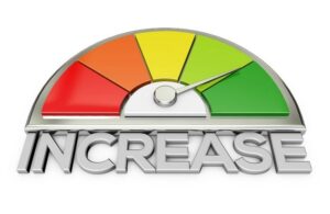 Graphic of Red, Yellow, and Green Increase Dial