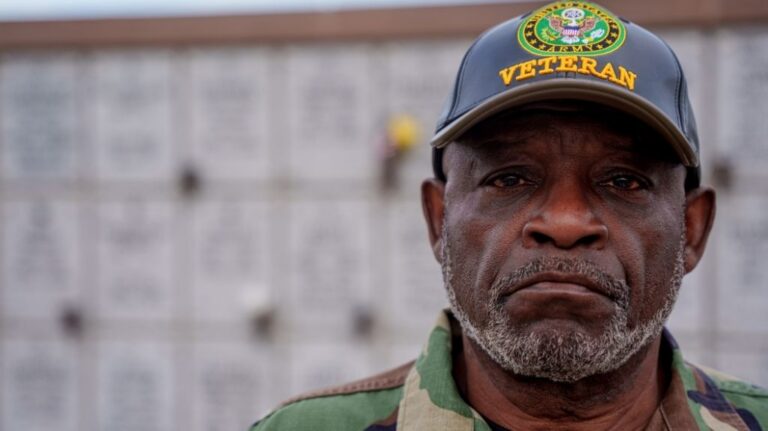 Male Veteran with Army Hat