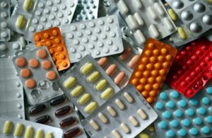 Many Bubble Pack Sheets of Pills
